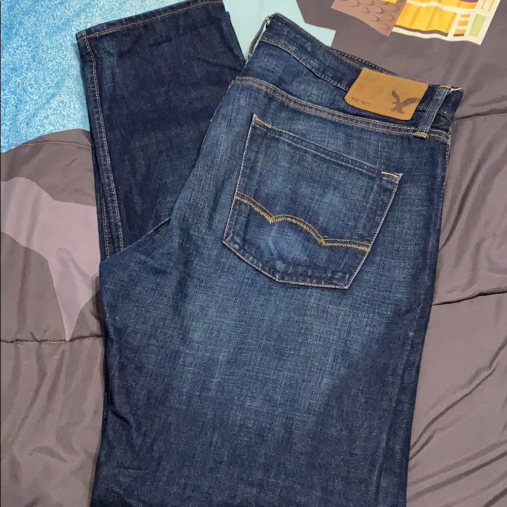 American eagle jeans- men’s original taper 33 x 32